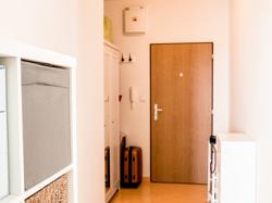 novostavba 1kk, Praha 9, terasa 21 m2, fantasticky výhled na Prahu